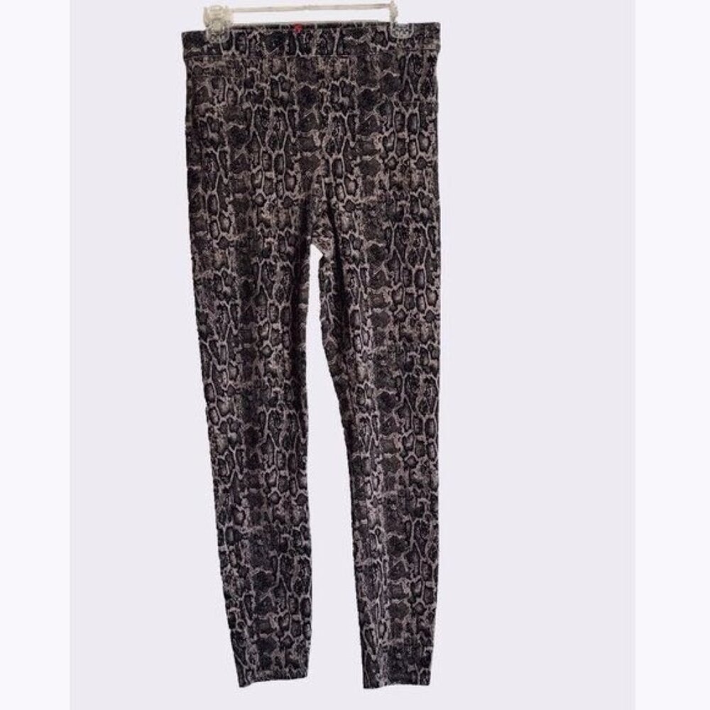 Spanx Snake Print Jean-ish Ankle Leggings Women’s Medium Pull On Edgy Glam 29x27